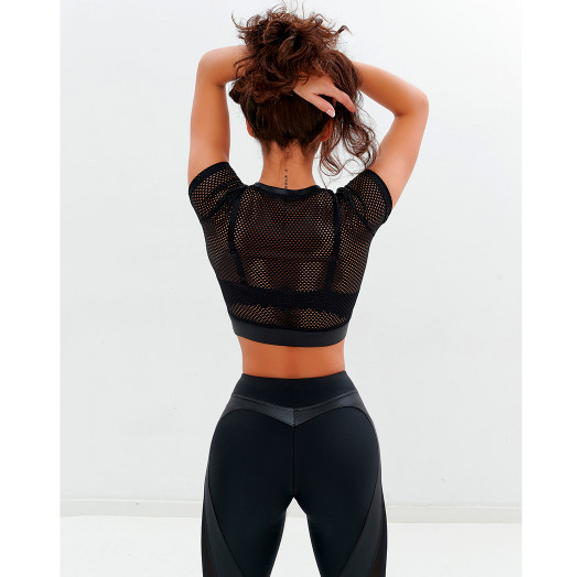 Кроп-топ Mini Rash Fresh "Black" Bona Fide