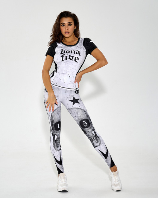 Футболка Skull "Light Gray" Bona Fide