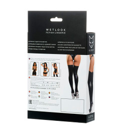 Чулки черные Lotis