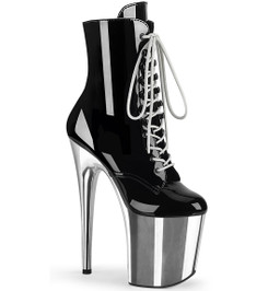 Ботильоны на платформе Pleaser черный FLAM1020/B/SCH