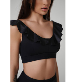 Топ черный mix Sun Shark