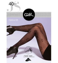 Колготки черные OPTICA 03 Gatta