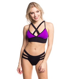 Топ черный с фиолетовым Air Star