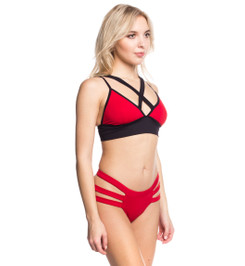 Топ черный с красным Air