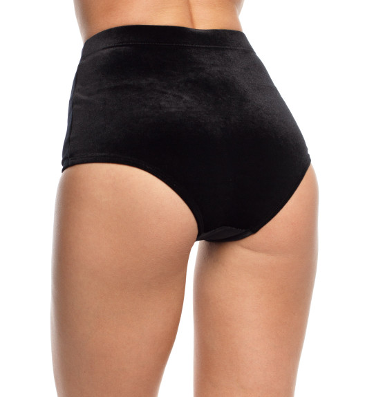 Шорты черные бархатные Pin Up I-Style