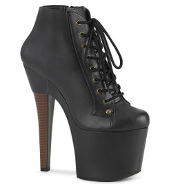 Ботинки на платформе Pleaser черные RAD1005/BPU/M