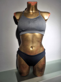 Топ графитовый с чашечками Sport Bra Pro-Fit