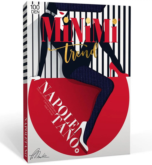 Колготки синие NAPOLETANO 100 Minimi