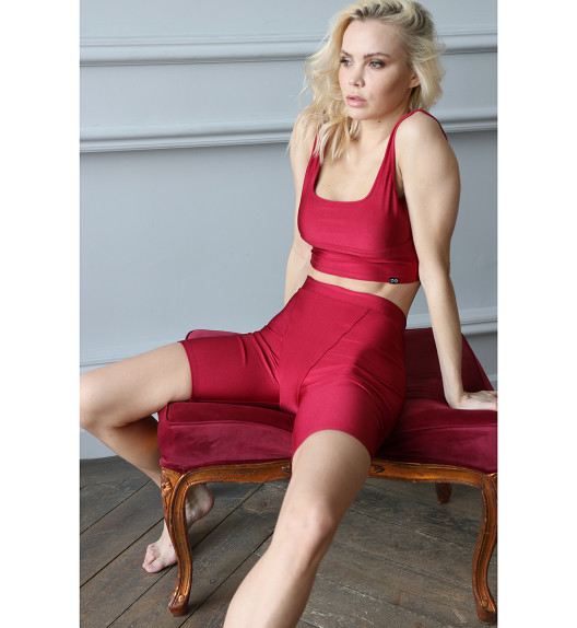 Велосипедки бордовые Galaxy Shark