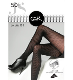 Колготки черные LORETTA 139 Gatta