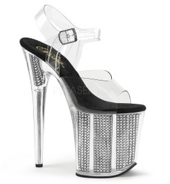 Стрипы Pleaser прозрачные FLAM808SRS/C/B