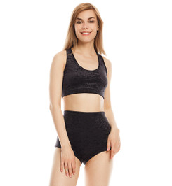 Топ черный Lola Velvet Star