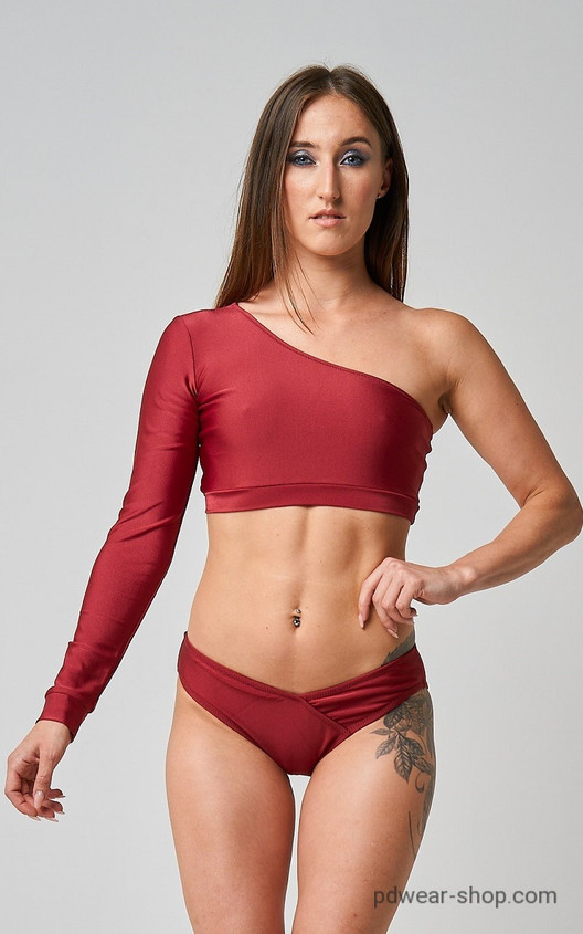 Топ бордовый One Shark