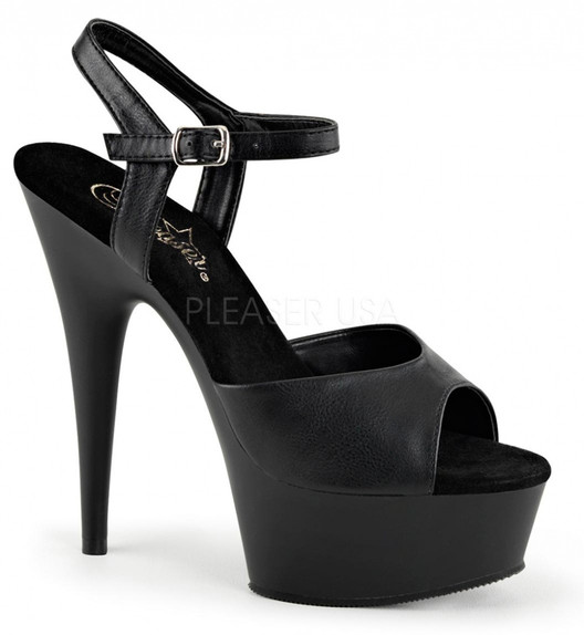 Стрипы Pleaser черные DEL609/BPU/M