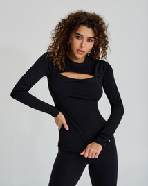 Рашгард Racy Rash Long "Black" Bona Fide