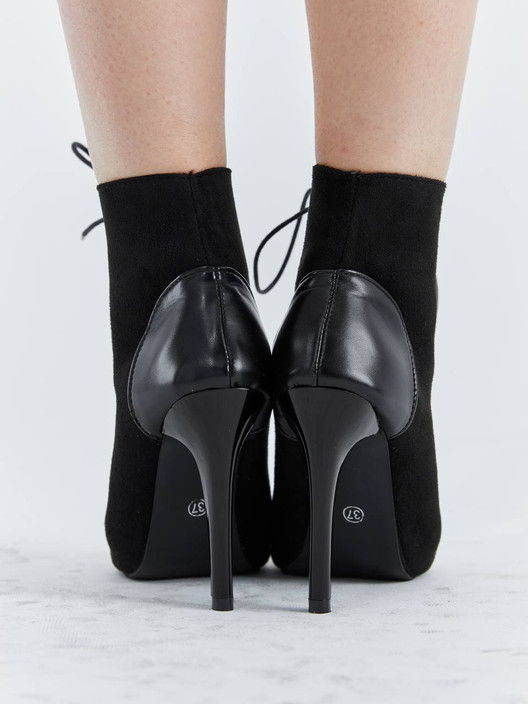 Туфли хилсы Shoes Stories черные HLS002/BLK