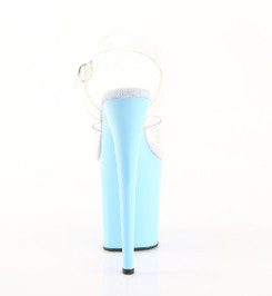 Стрипы силиконовые Pleaser голубые FLAM808/C/BB