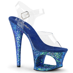 Стрипы Pleaser синие MOON708LG/C/BLUG