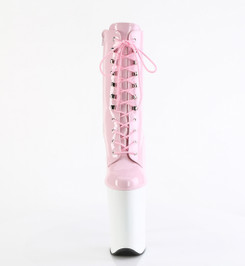 Ботильоны на платформе Pleaser розовые INF1020/BP/W