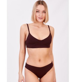 Шорты бордо V-line