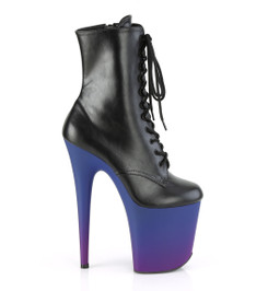 Ботильоны на платформе Pleaser индиго FLAM1020BP/BPU/BL-PP