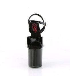 Босоножки на платформе Pleaser черные NAU809/B/M