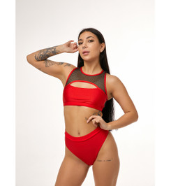 Шорты высокие красные Tango Polerina