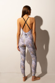 Комбинезон белый папоротник Milana Shark