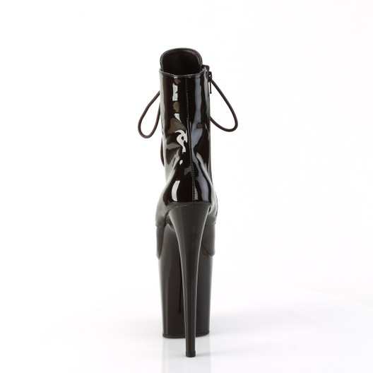 Ботильоны на платформе Pleaser кофейные FLAM1020/CF/M