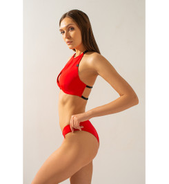 Топ красный Cherry Shark