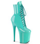 Ботильоны на платформе Pleaser бирюзовые FLAM1020/AQ/M