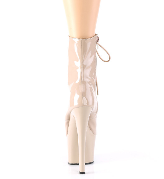 Ботильоны на платформе Pleaser бежевые SKY1020/ND/M