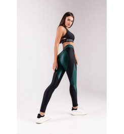 Лосины My Heart Will Go On "Black & Green" Bona Fide