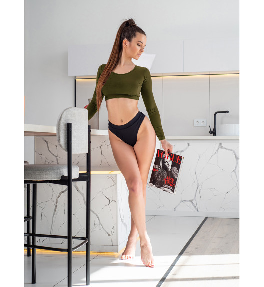 Топ зеленый Butterfly I-Style