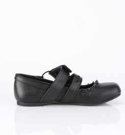 Балетки Demonia черные DAI08/BVL