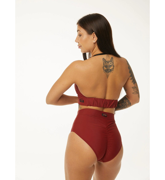 Шорты бордовые Bikini Polerina