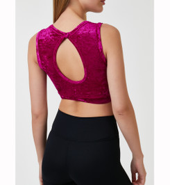 Топ фиолетовый Circle Velvet Star