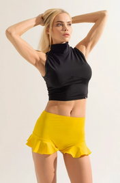 Шорты желтые с воланами Sun Shark