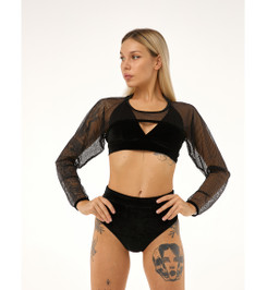 Рашгард черный Bolero Polerina