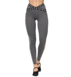 Леггинсы серый меланж Armour Crazy Fit