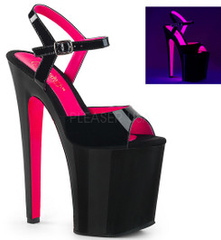 Стрипы Pleaser черные XTM809TT/B-HP/M