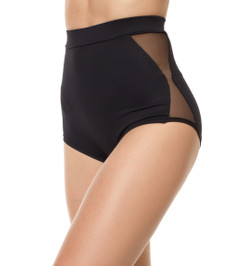 Шорты черные Madonna с сеткой