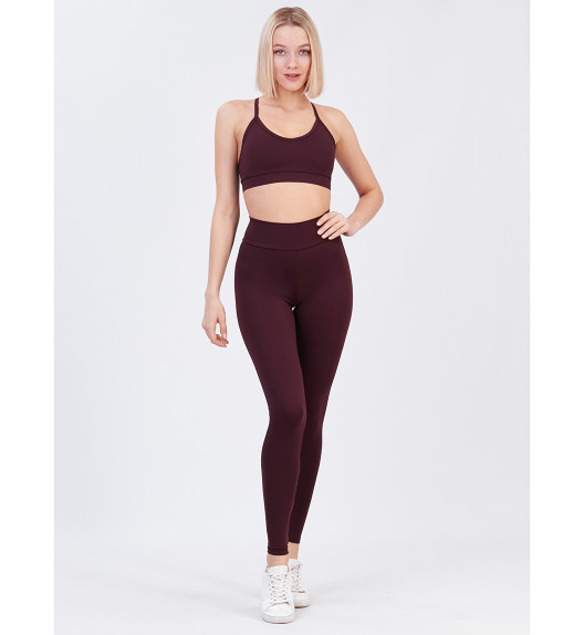Леггинсы бордо Basic