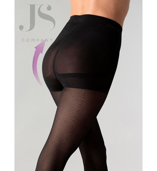 Колготки черные MODELINE 01 Gatta