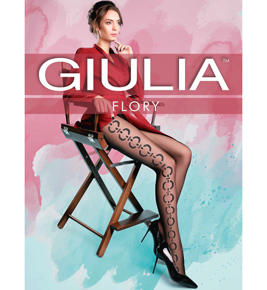 Колготки черные FLORY 17 Giulia