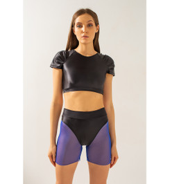 Шорты синие сетка Shark