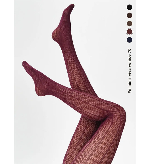 Колготки бордовые VIVA VENICE 70 Minimi