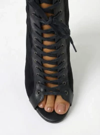 Туфли Хилсы Estrella Pro Черная замша ESP907BLSU