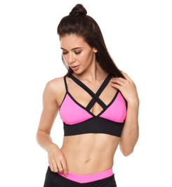 Топ черный с розовым Air Star