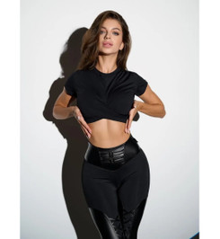 Топ Tied Up Top "Black" Bona Fide